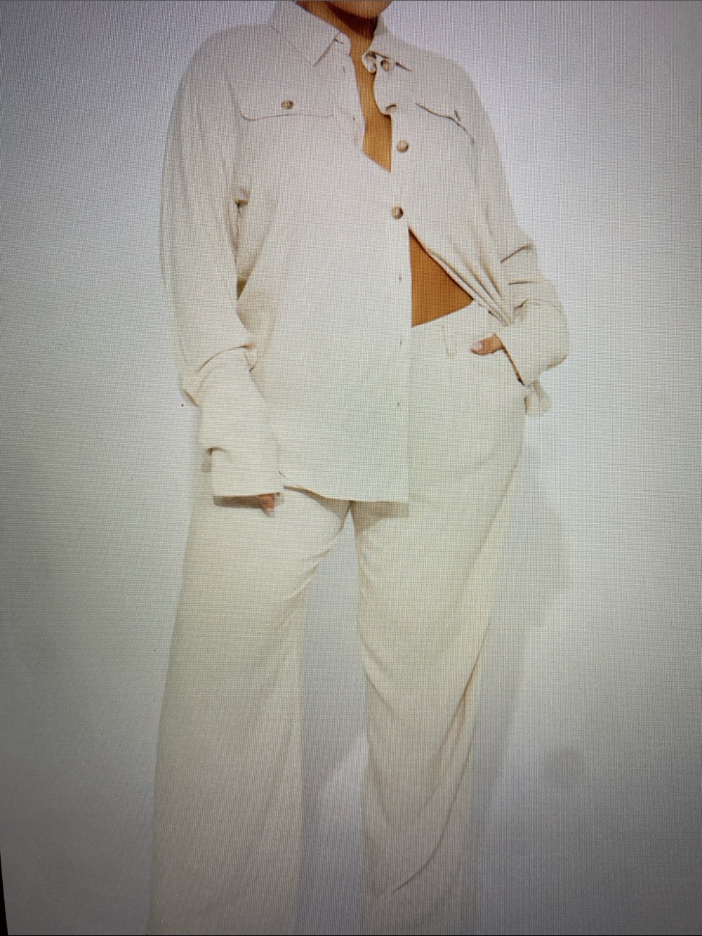 NWT Fashion Nova Reese Linen Pant Set